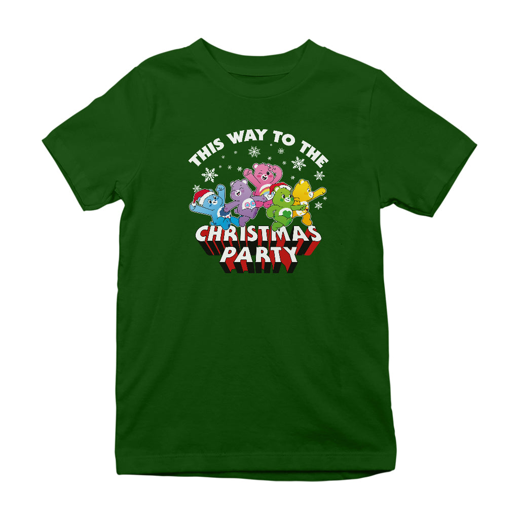 Care Bears UTM Christmas Party Excitement Kids T-Shirt-ALL + EVERY