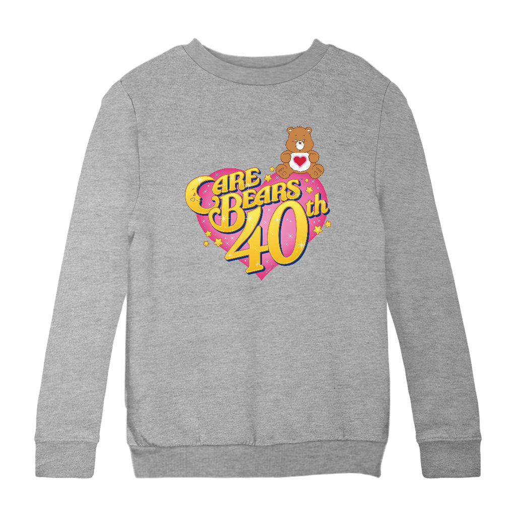 Care Bears 40th Anniversary Tenderheart Bear Kids Sweatshirt-ALL + EVERY