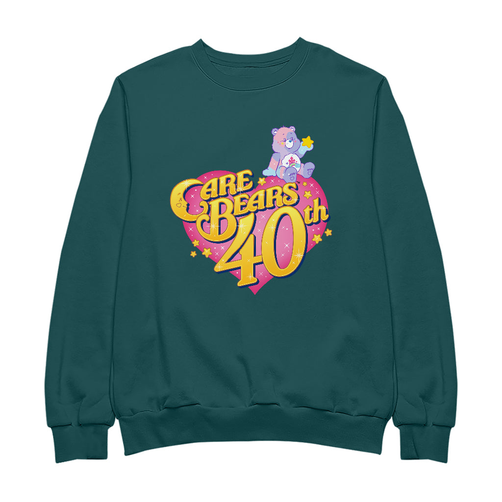 Care Bears 40th Anniversary Care A Lot Men's Sweatshirt-ALL + EVERY