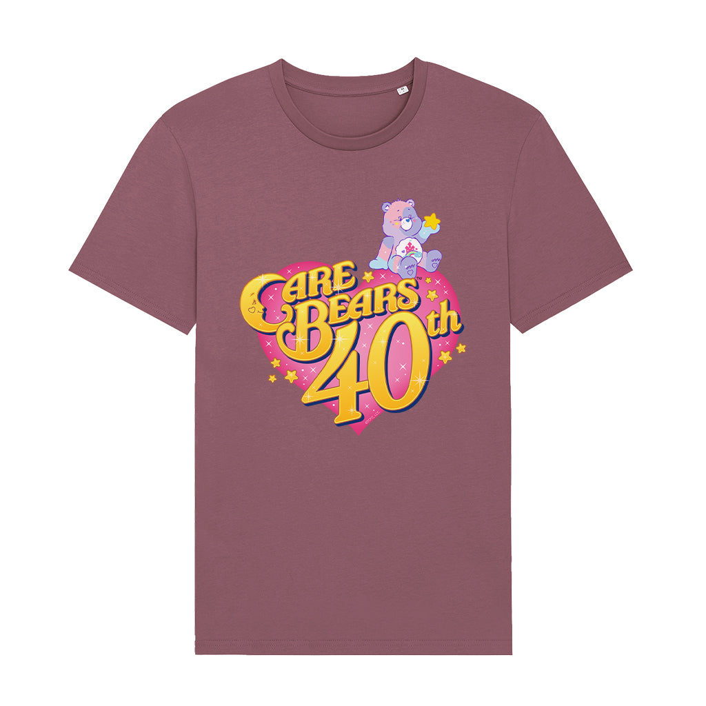 Care Bears 40th Anniversary Care A Lot Men's Organic T-Shirt-ALL + EVERY