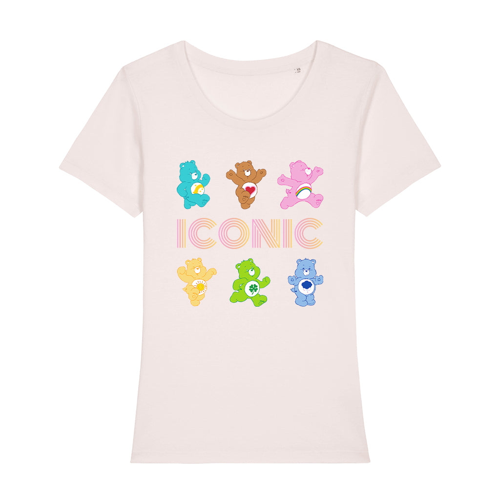 Care Bears 40th Anniversary Iconic Bears Women's Organic T-Shirt-ALL + EVERY