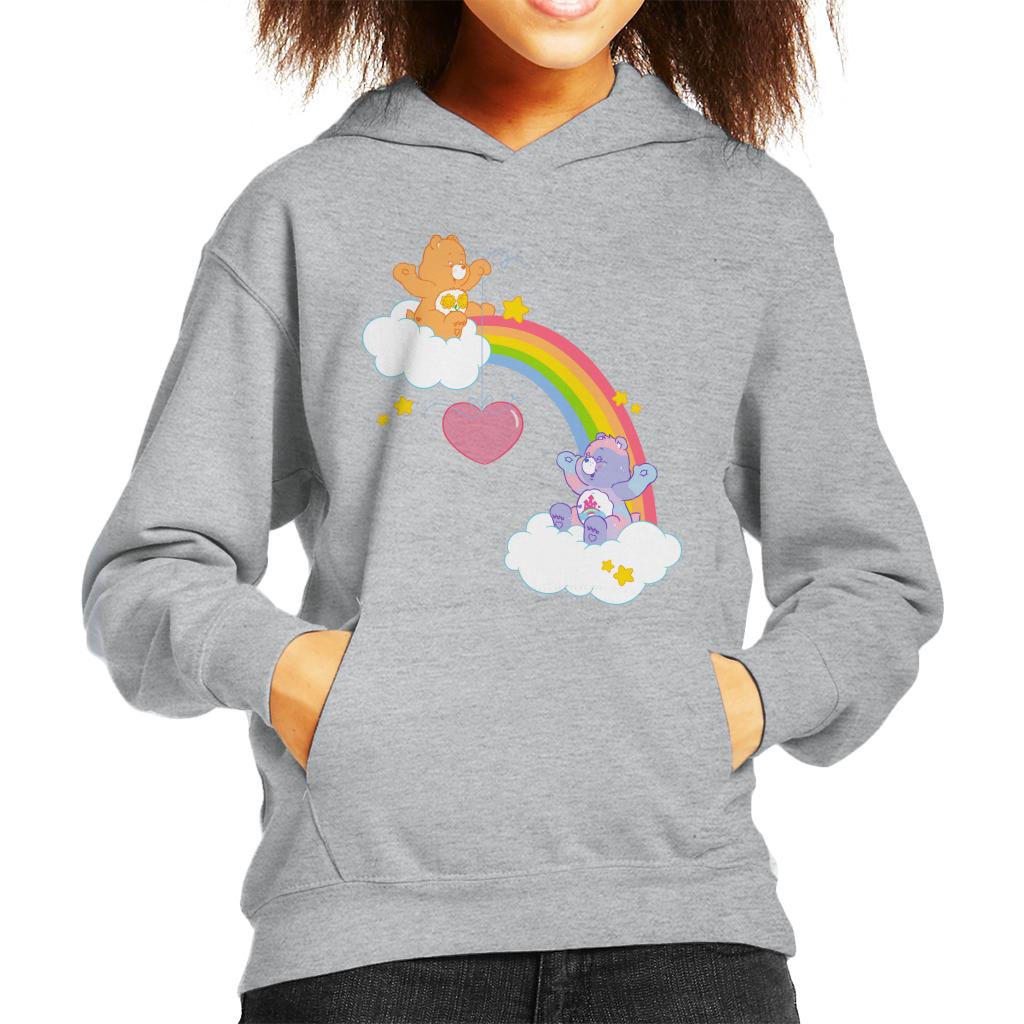 Care Bears Friend And Best Friend Bear Kids Hooded Sweatshirt-ALL + EVERY