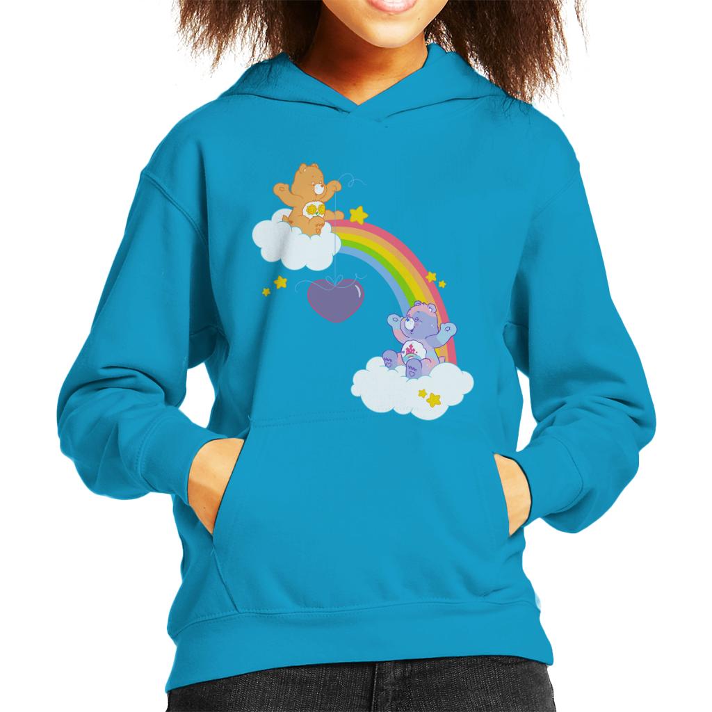 Care Bears Friend And Best Friend Bear Kids Hooded Sweatshirt-ALL + EVERY