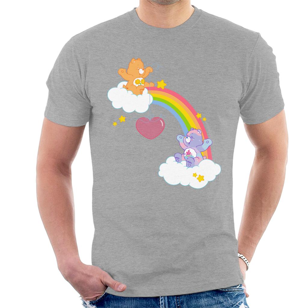 Care Bears Friend And Best Friend Bear Men's T-Shirt-ALL + EVERY