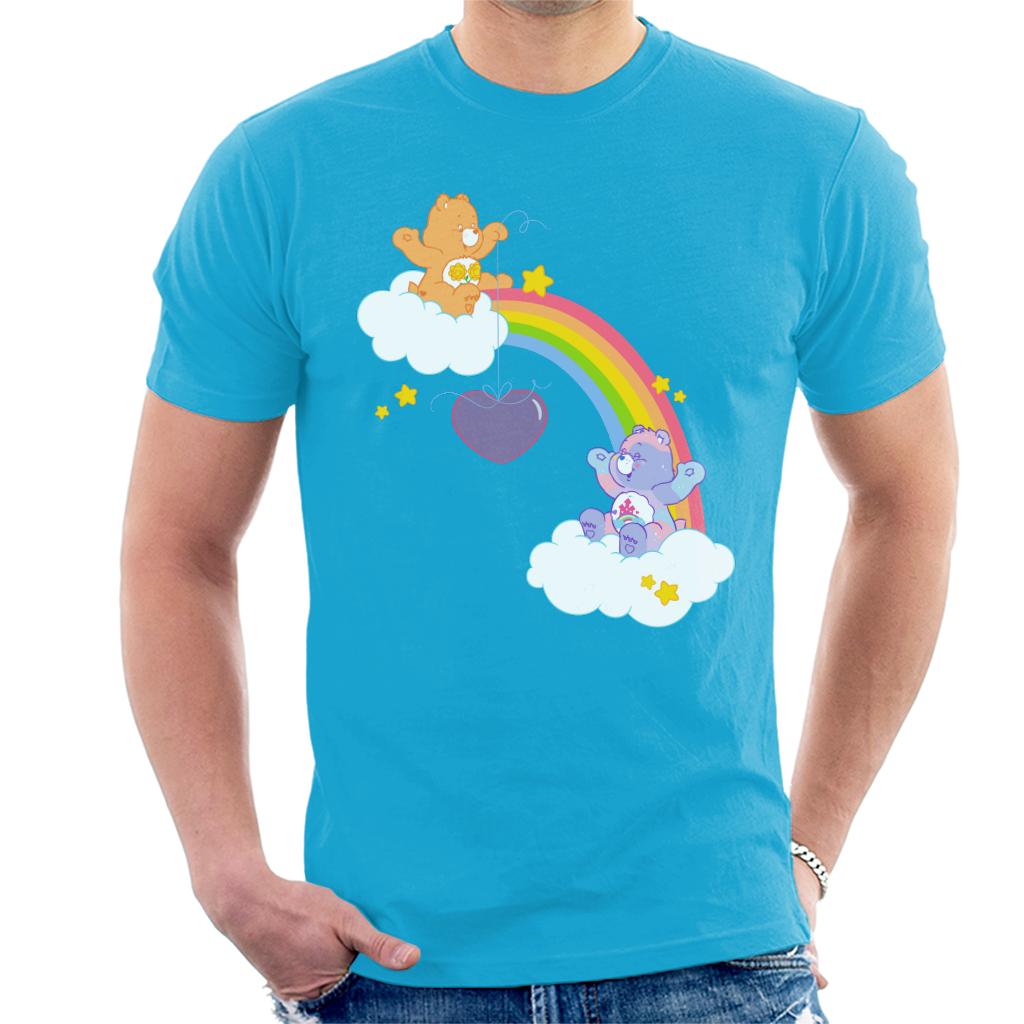 Care Bears Friend And Best Friend Bear Men's T-Shirt-ALL + EVERY