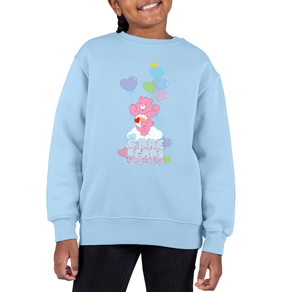 Care Bears Forever Love A Lot Bear Kids Sweatshirt