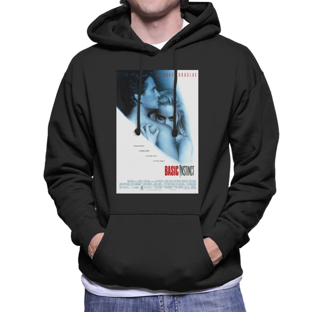 Basic Instinct Resist The Danger Theatrical Poster Men's Hooded Sweatshirt-ALL + EVERY