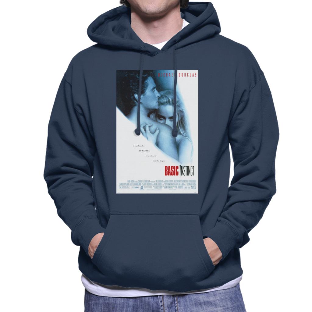 Basic Instinct Resist The Danger Theatrical Poster Men's Hooded Sweatshirt-ALL + EVERY