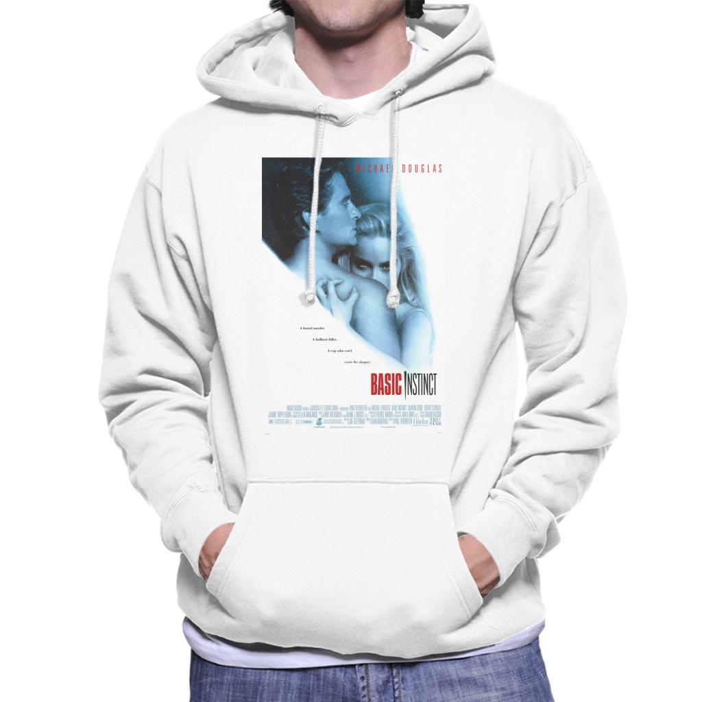 Basic Instinct Resist The Danger Theatrical Poster Men's Hooded Sweatshirt-ALL + EVERY