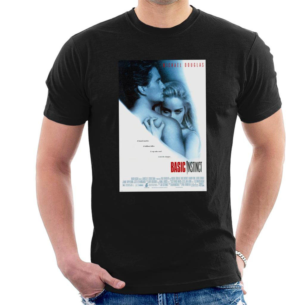 Basic Instinct Resist The Danger Theatrical Poster Men's T-Shirt-ALL + EVERY