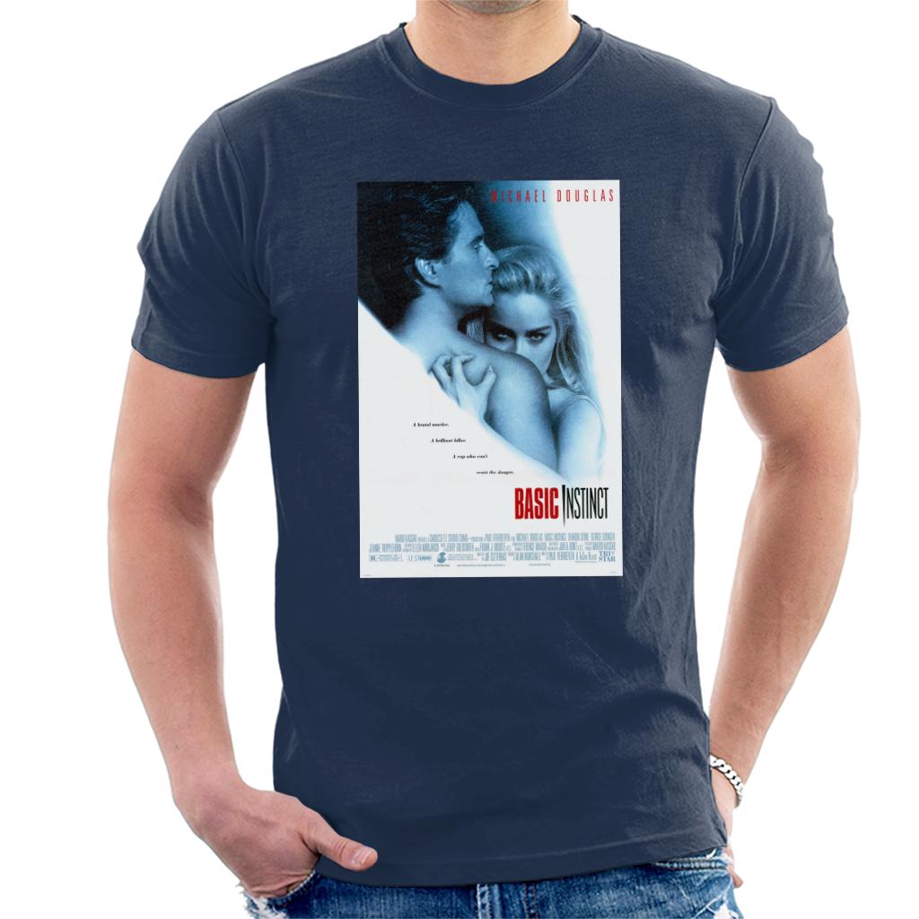 Basic Instinct Resist The Danger Theatrical Poster Men's T-Shirt-ALL + EVERY