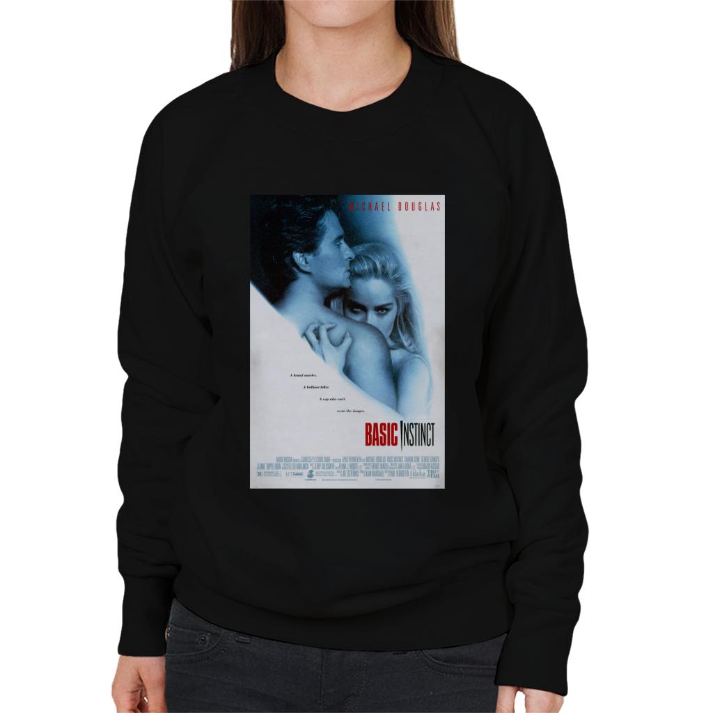 Basic Instinct Resist The Danger Theatrical Poster Women's Sweatshirt-ALL + EVERY