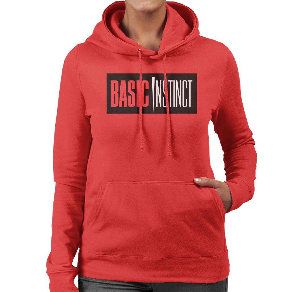 Basic Instinct Classic Logo Women's Hooded Sweatshirt-ALL + EVERY