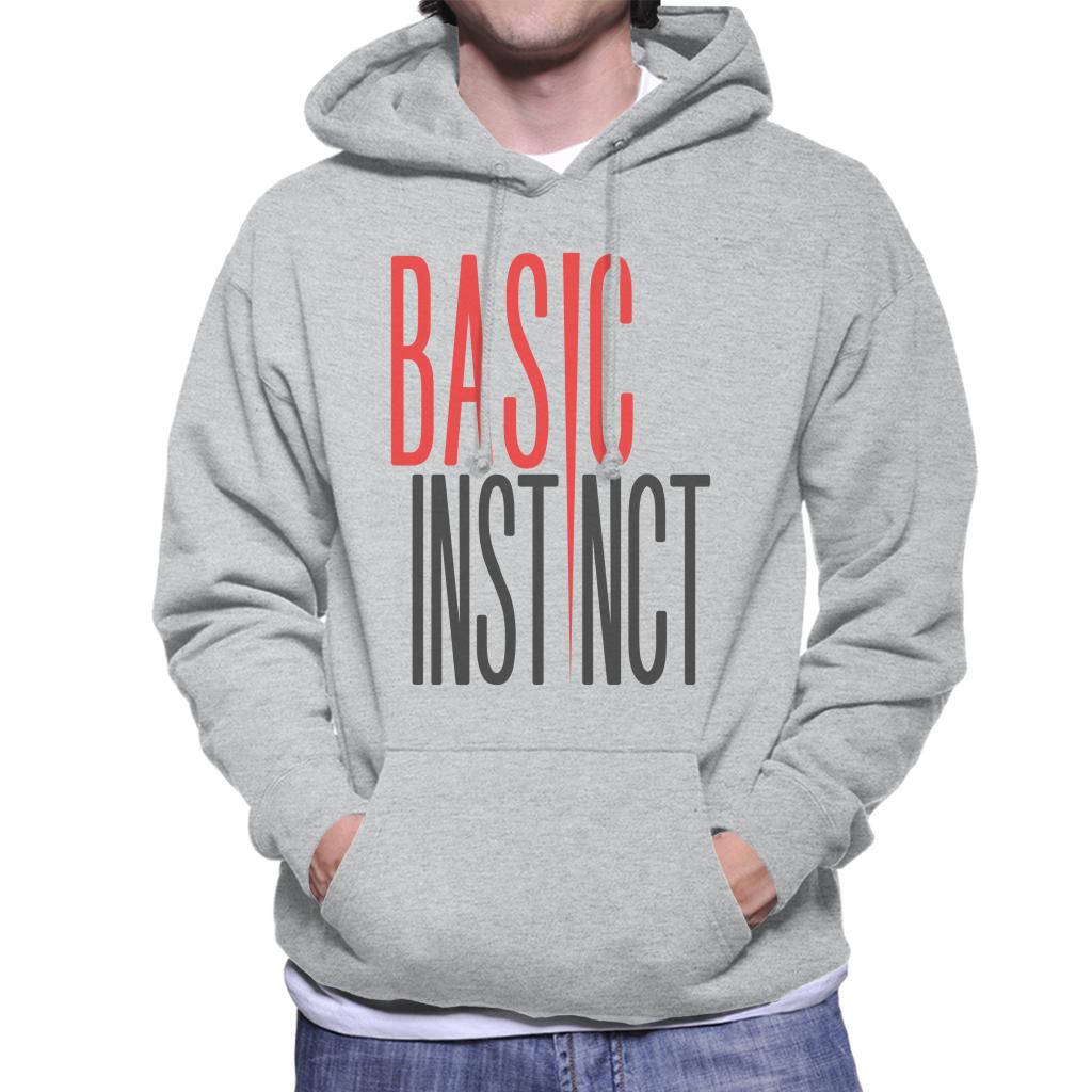 Basic Instinct Ice Pick Logo Men's Hooded Sweatshirt-ALL + EVERY