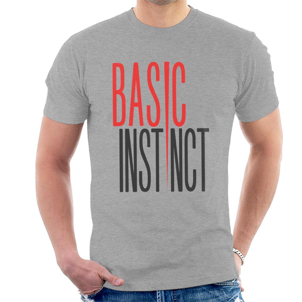 Basic Instinct Ice Pick Logo Men's T-Shirt-ALL + EVERY