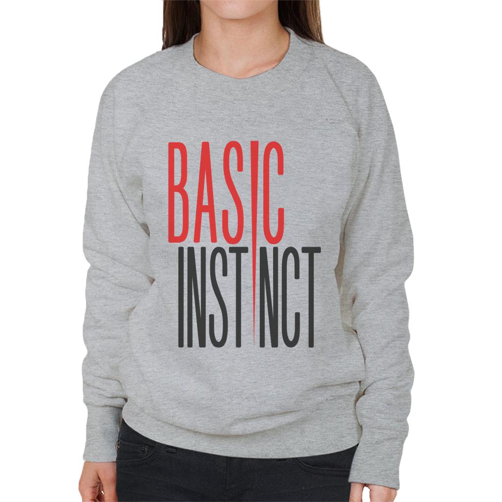 Basic Instinct Ice Pick Logo Women's Sweatshirt-ALL + EVERY