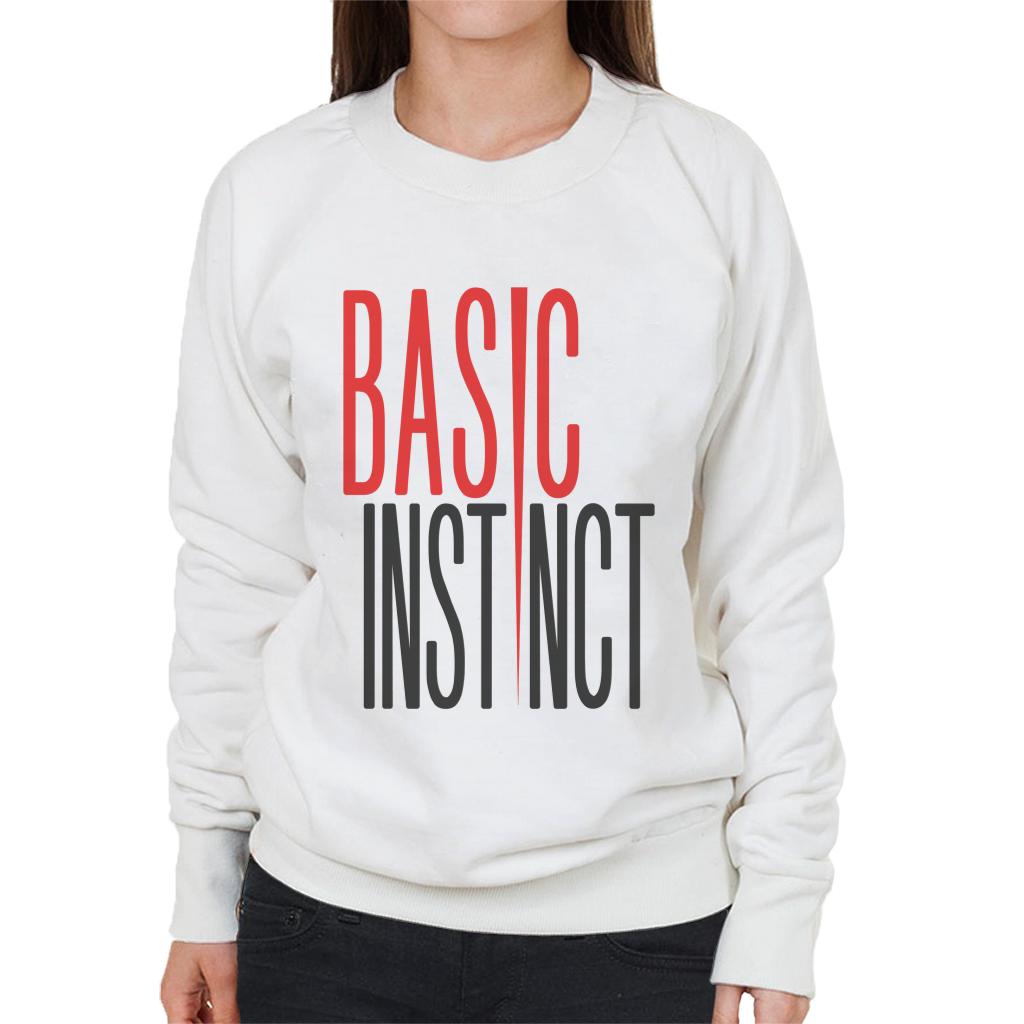 Basic Instinct Ice Pick Logo Women's Sweatshirt-ALL + EVERY