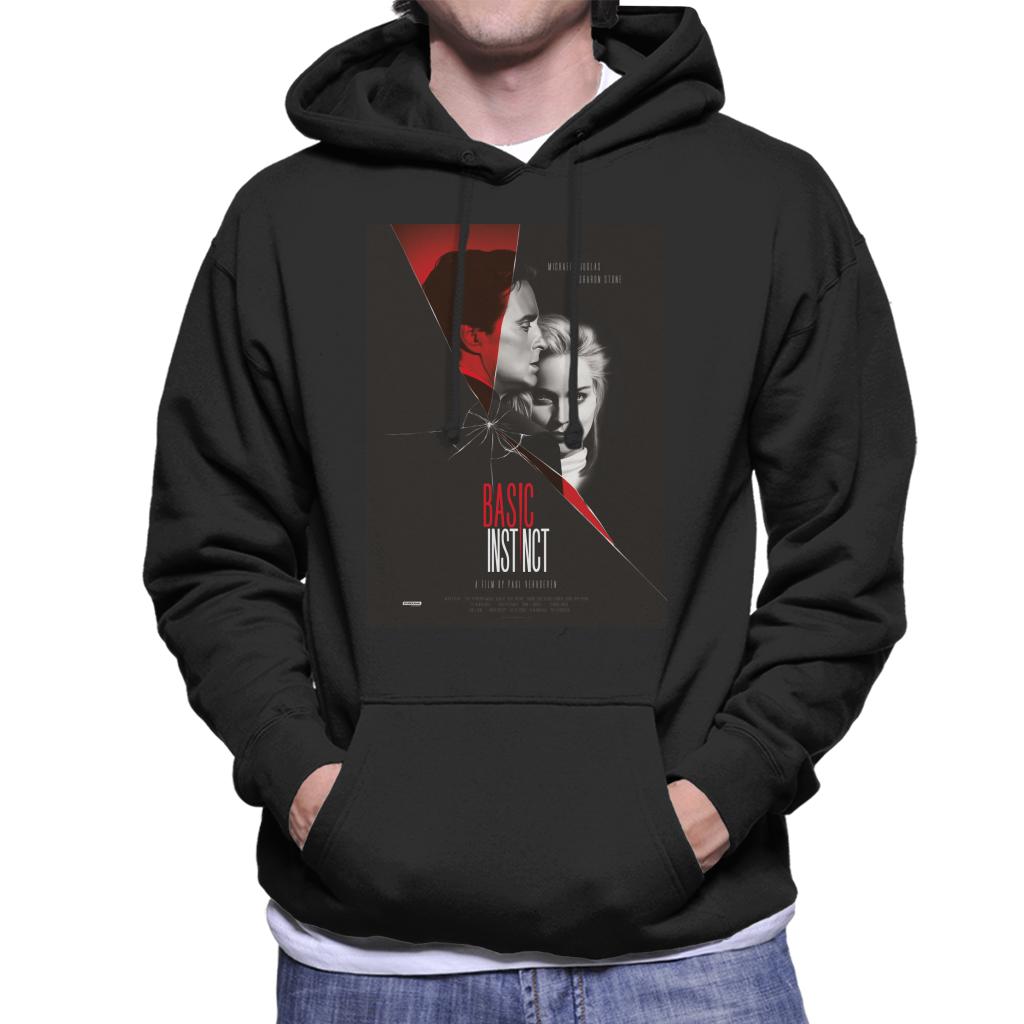 Basic Instinct Poster A Film By Paul Verhoeven Men's Hooded Sweatshirt-ALL + EVERY