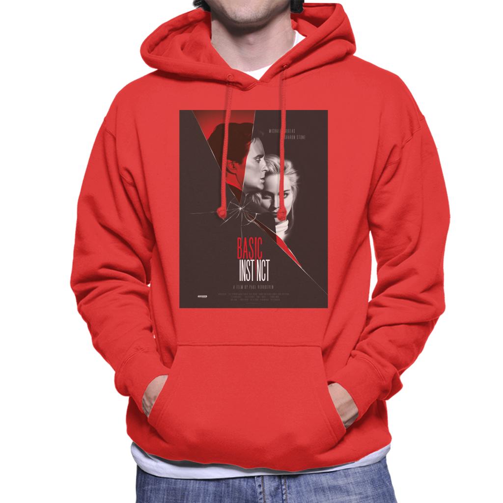 Basic Instinct Poster A Film By Paul Verhoeven Men's Hooded Sweatshirt-ALL + EVERY