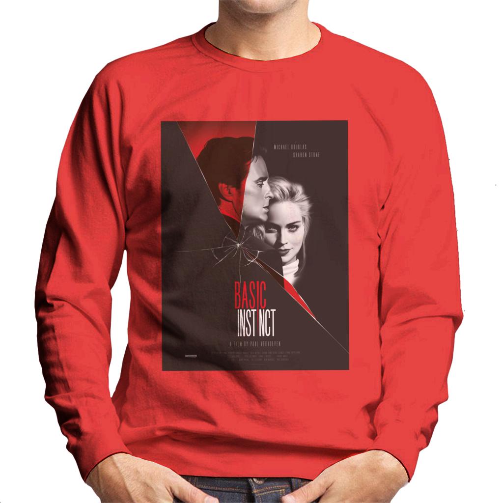 Basic Instinct Poster A Film By Paul Verhoeven Men's Sweatshirt-ALL + EVERY