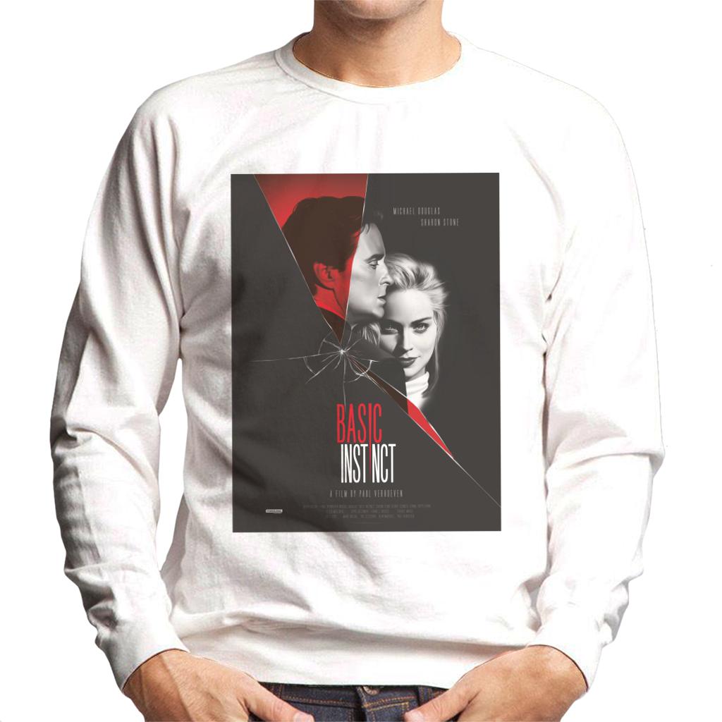 Basic Instinct Poster A Film By Paul Verhoeven Men's Sweatshirt-ALL + EVERY