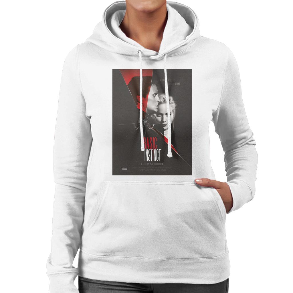 Basic Instinct Poster A Film By Paul Verhoeven Women's Hooded Sweatshirt-ALL + EVERY