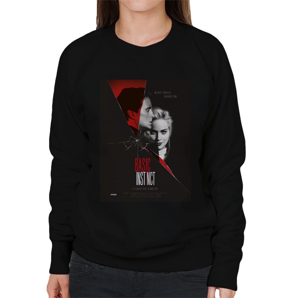 Basic Instinct Poster A Film By Paul Verhoeven Women's Sweatshirt-ALL + EVERY