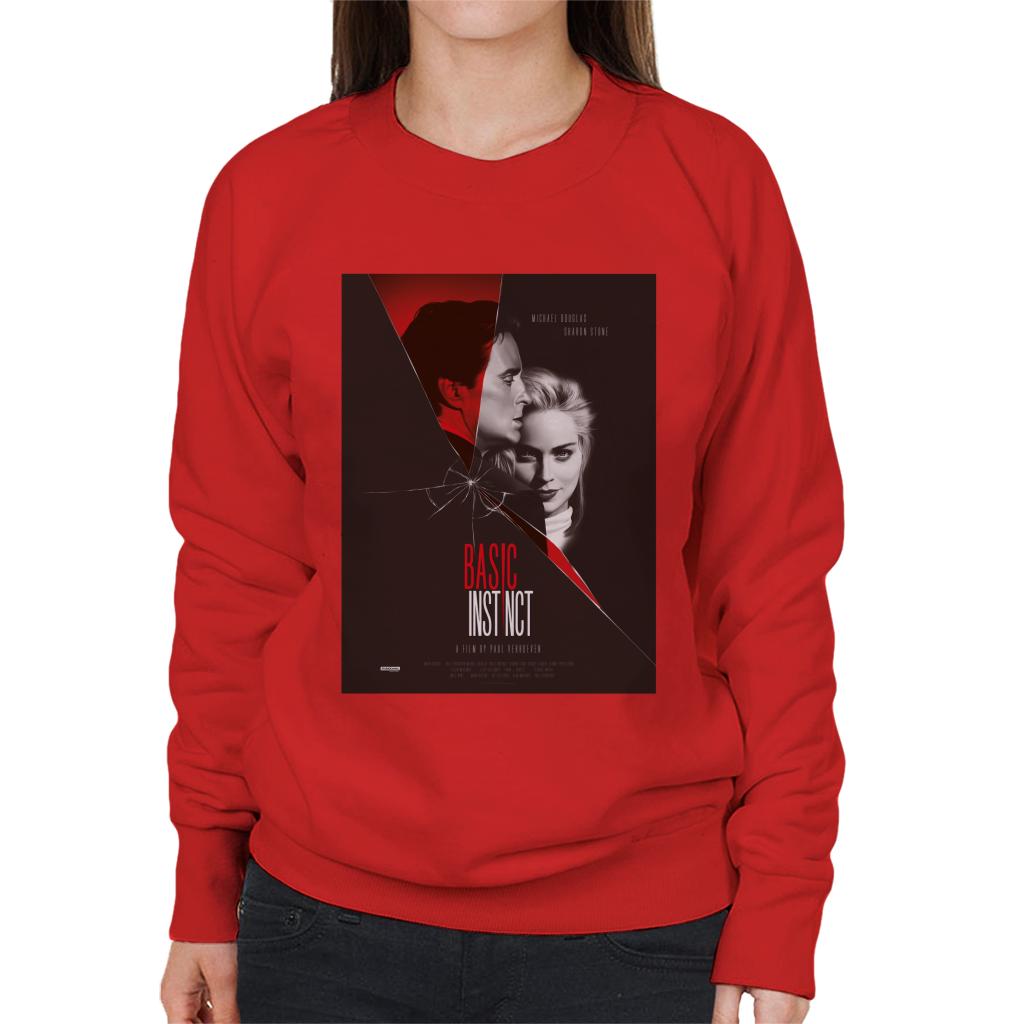 Basic Instinct Poster A Film By Paul Verhoeven Women's Sweatshirt-ALL + EVERY