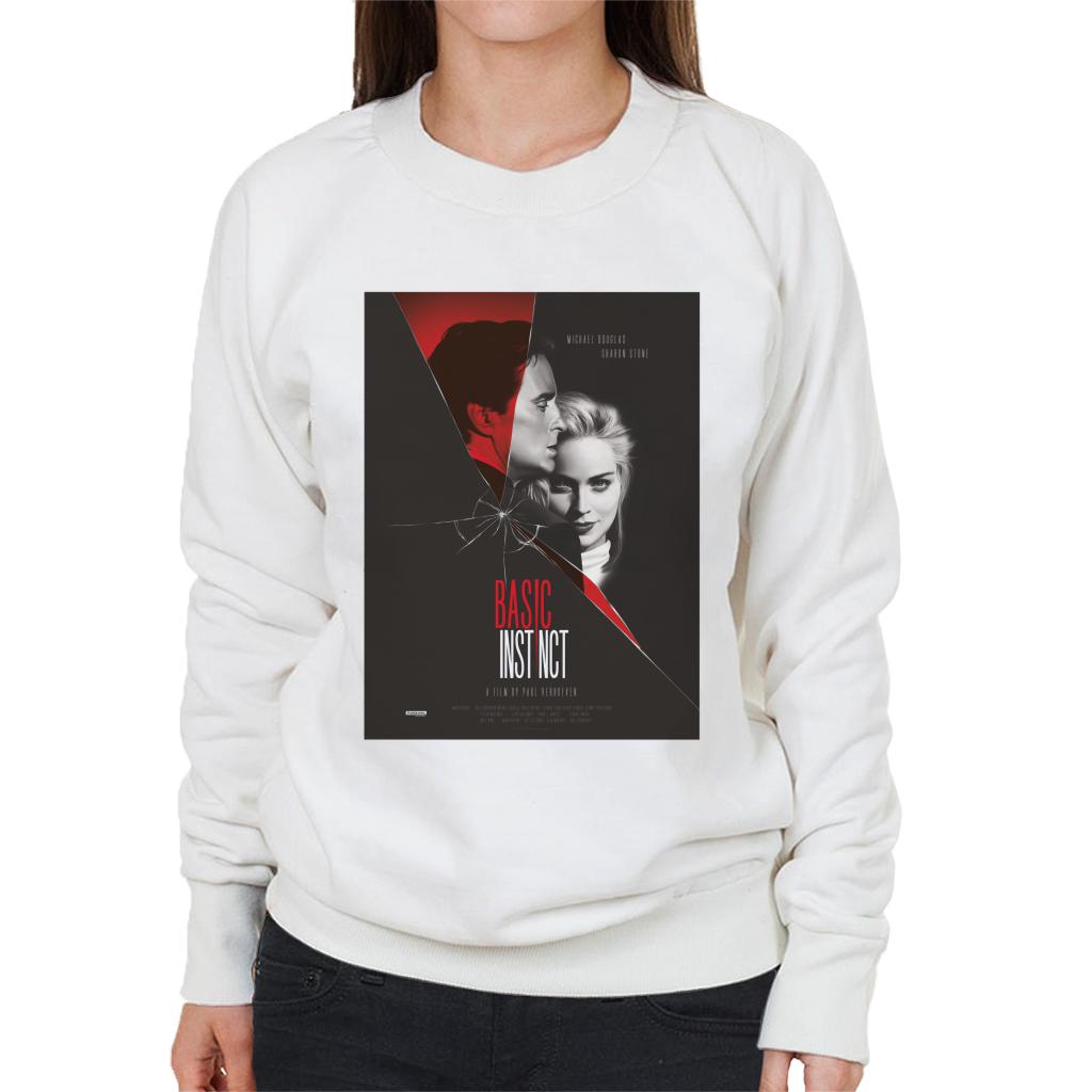 Basic Instinct Poster A Film By Paul Verhoeven Women's Sweatshirt-ALL + EVERY