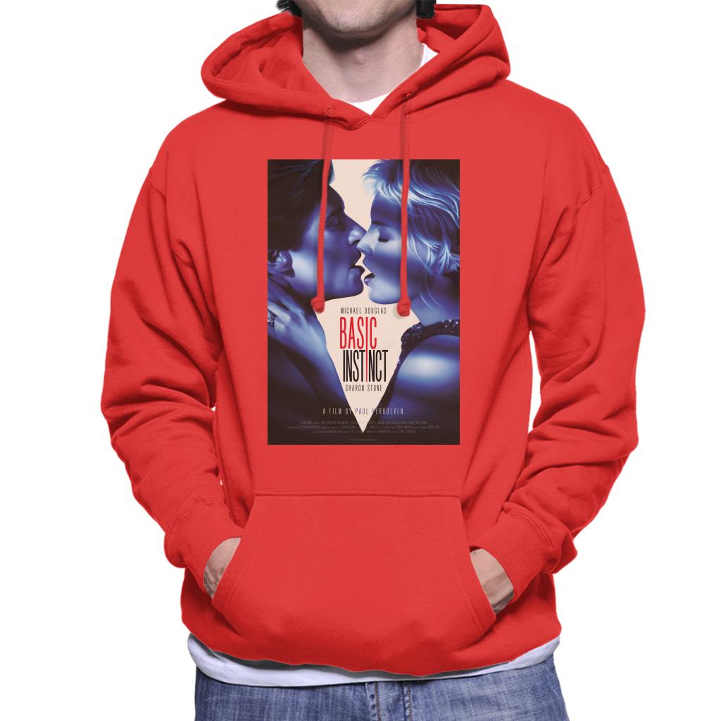 Basic Instinct Catherine And Nick Kiss Men's Hooded Sweatshirt-ALL + EVERY