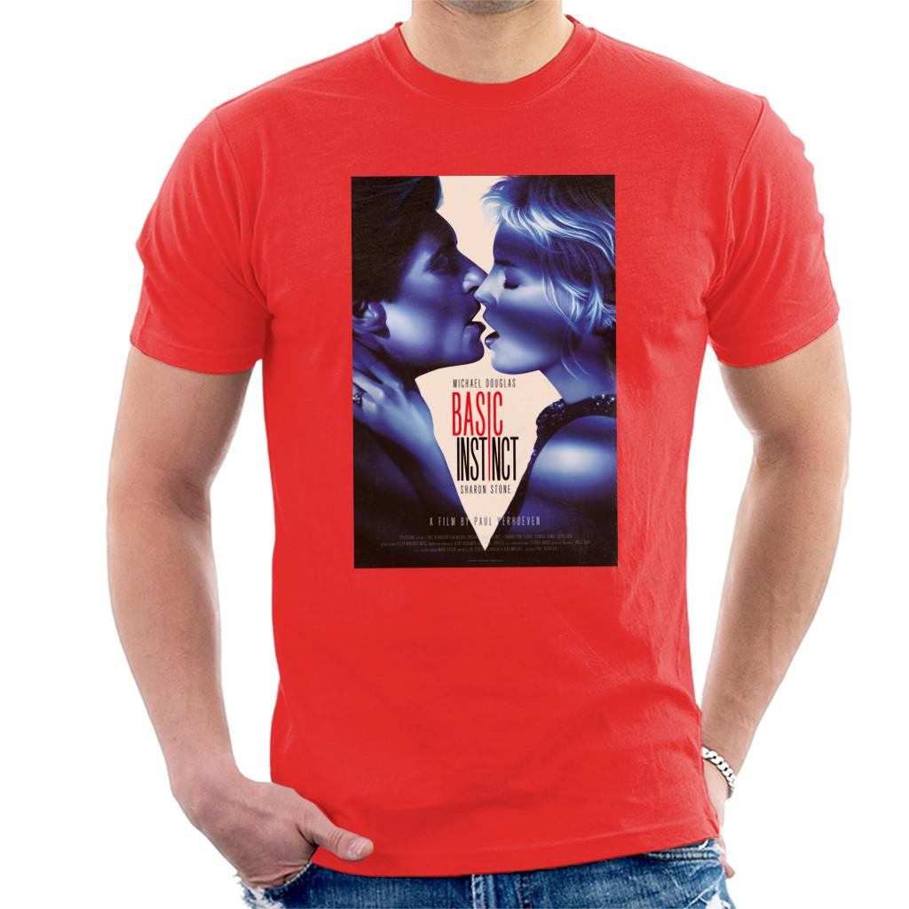 Basic Instinct Catherine And Nick Kiss Men's T-Shirt-ALL + EVERY