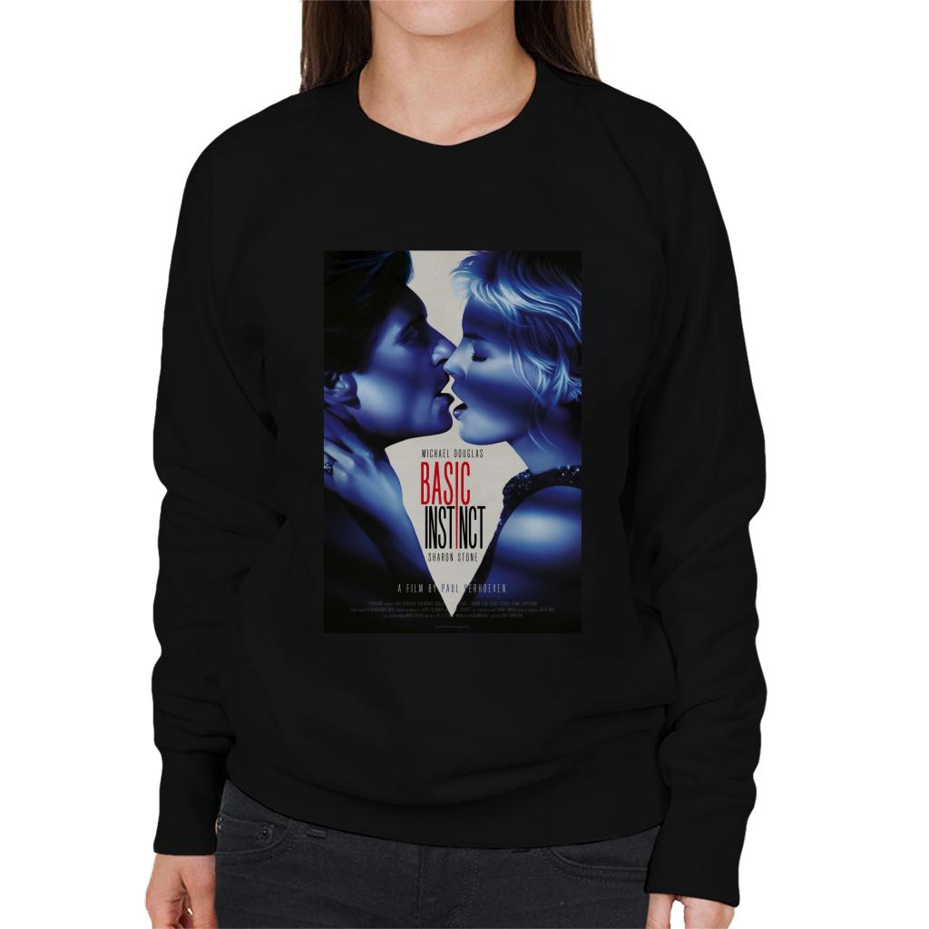 Basic Instinct Catherine And Nick Kiss Women's Sweatshirt-ALL + EVERY