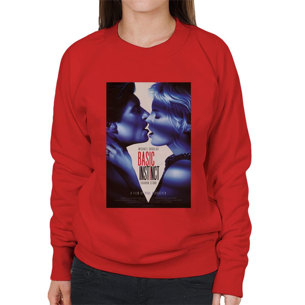 Basic Instinct Catherine And Nick Kiss Women's Sweatshirt-ALL + EVERY