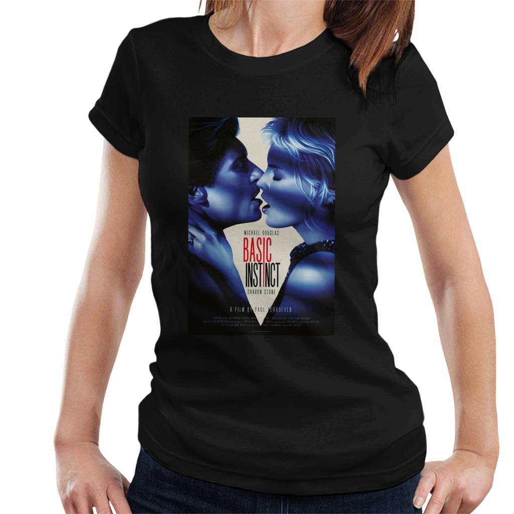 Basic Instinct Catherine And Nick Kiss Women's T-Shirt-ALL + EVERY