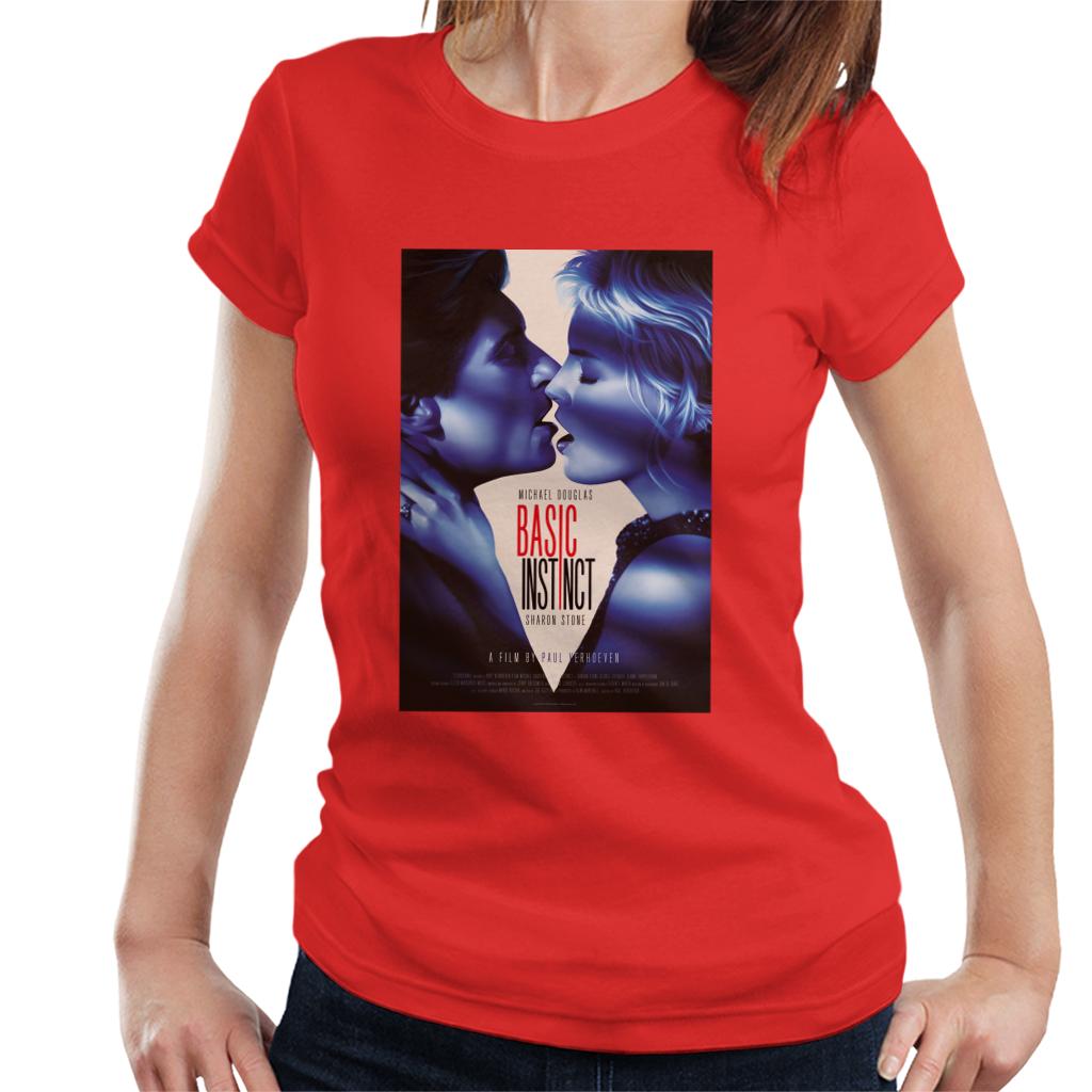 Basic Instinct Catherine And Nick Kiss Women's T-Shirt-ALL + EVERY