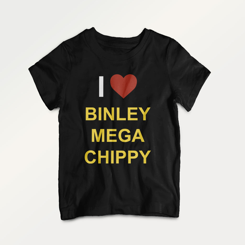 I Heart Binley Mega Chippy Kids T-Shirt-ALL + EVERY