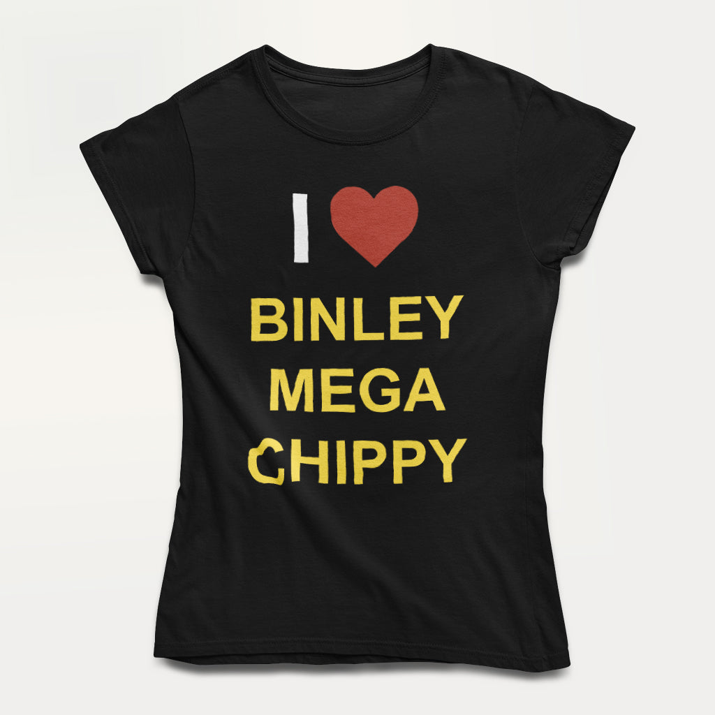 I Heart Binley Mega Chippy Women's T-Shirt-ALL + EVERY