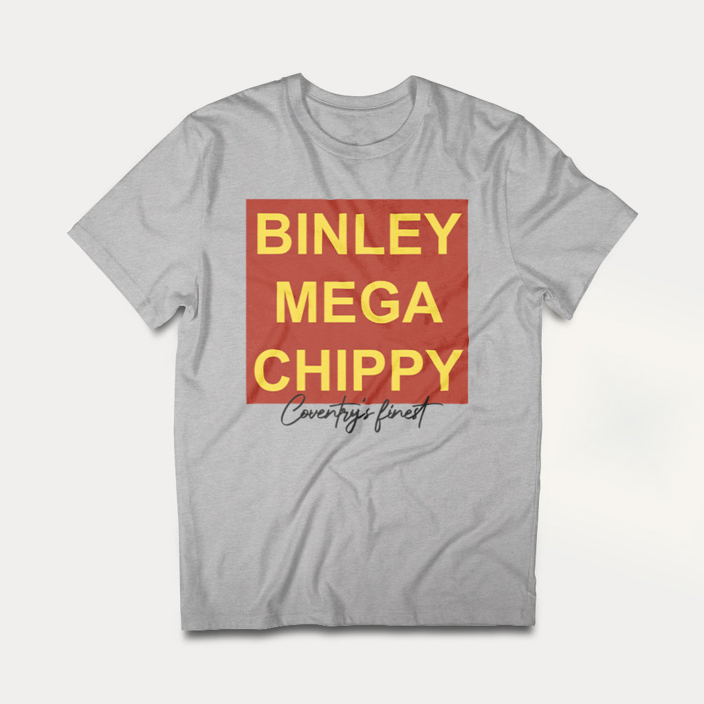 Binley Mega Chippy Coventry's Finest Men's T-Shirt-ALL + EVERY