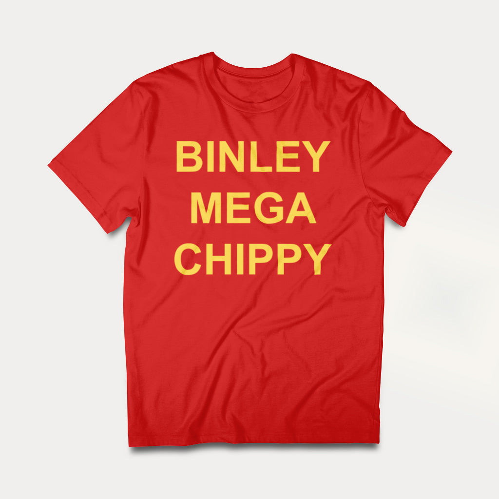 Binley Mega Chippy Yellow Text Men's T-Shirt-ALL + EVERY