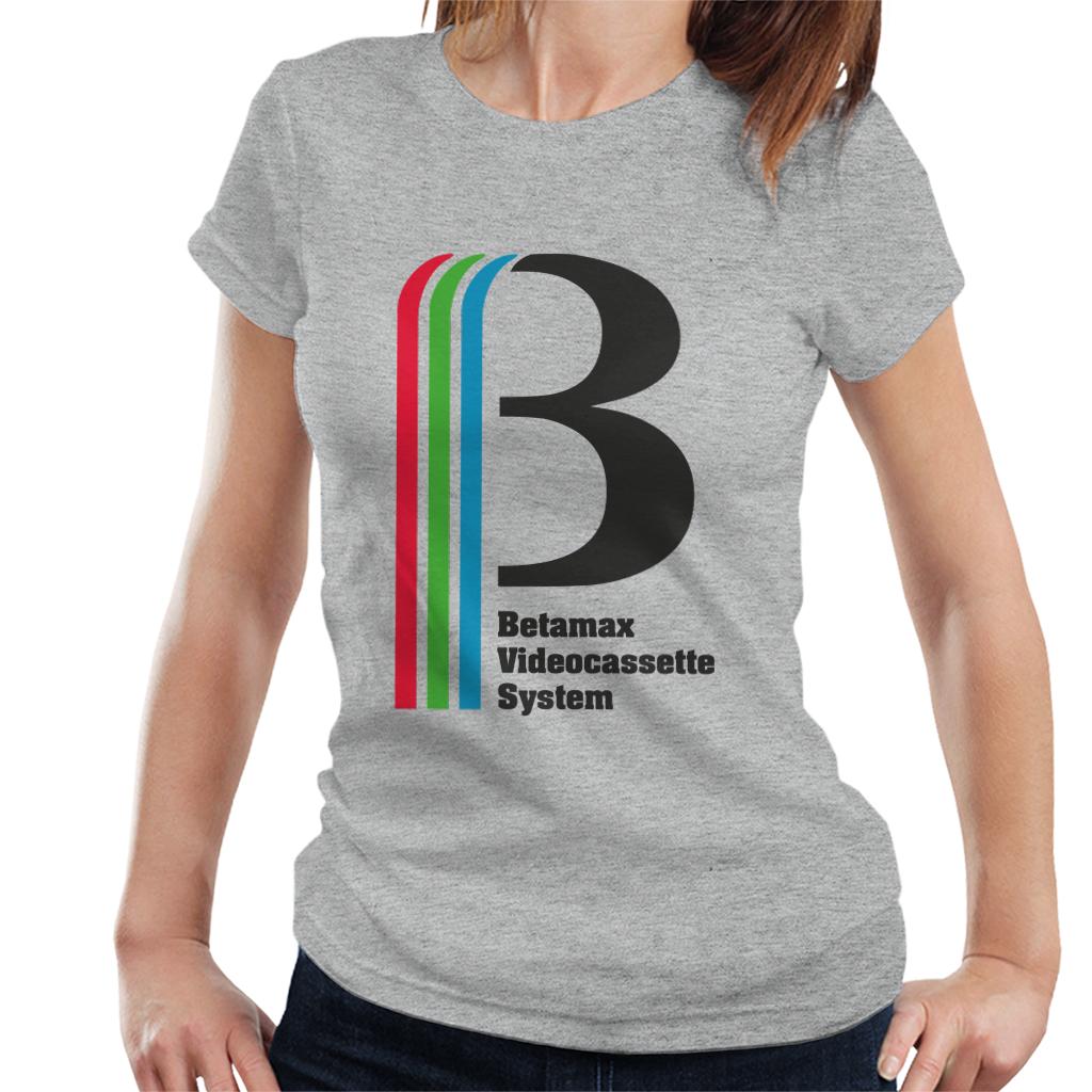 Betamax Videocassette System Women's T-Shirt-ALL + EVERY