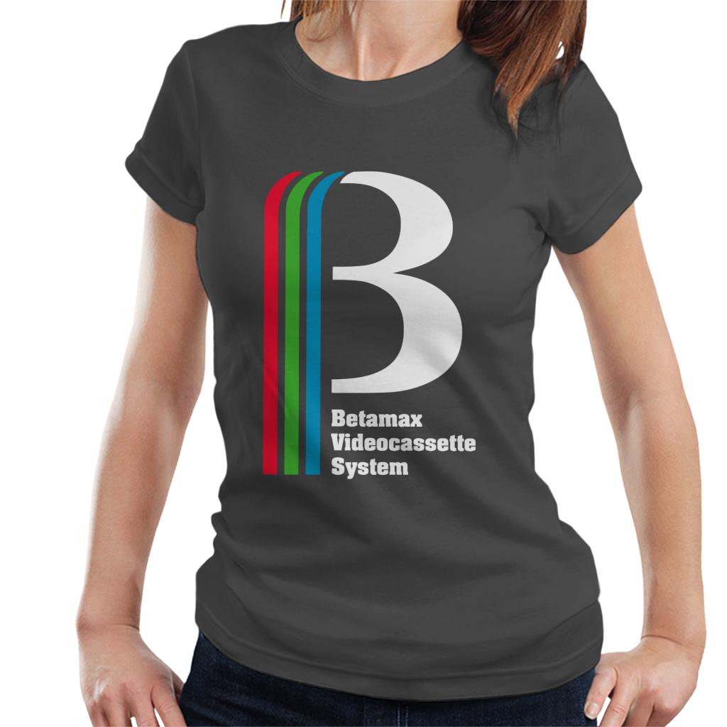 Betamax Videocassette System Logo Women's T-Shirt-ALL + EVERY