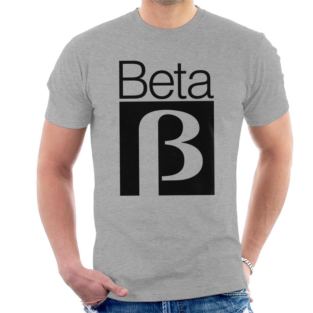 Betamax White B Logo Men's T-Shirt-ALL + EVERY