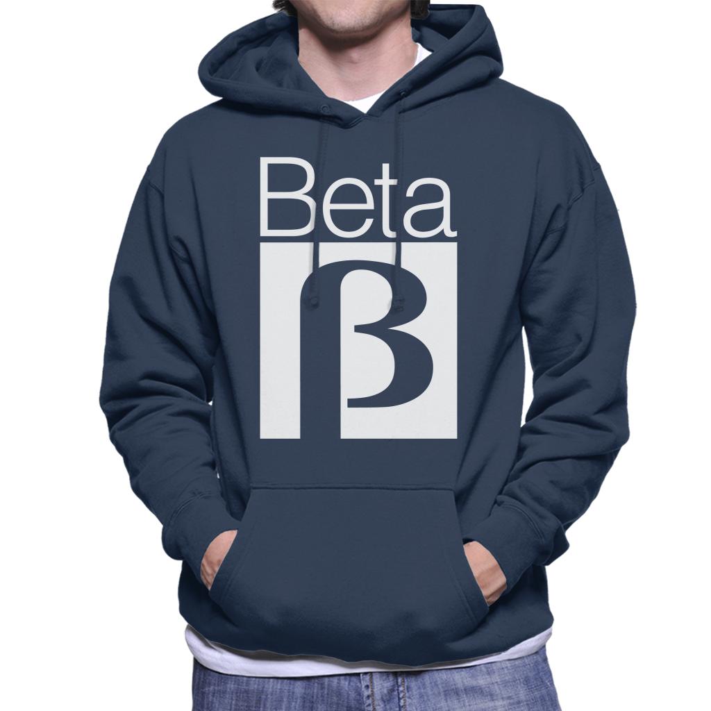 Betamax Black B Logo Men's Hooded Sweatshirt-ALL + EVERY