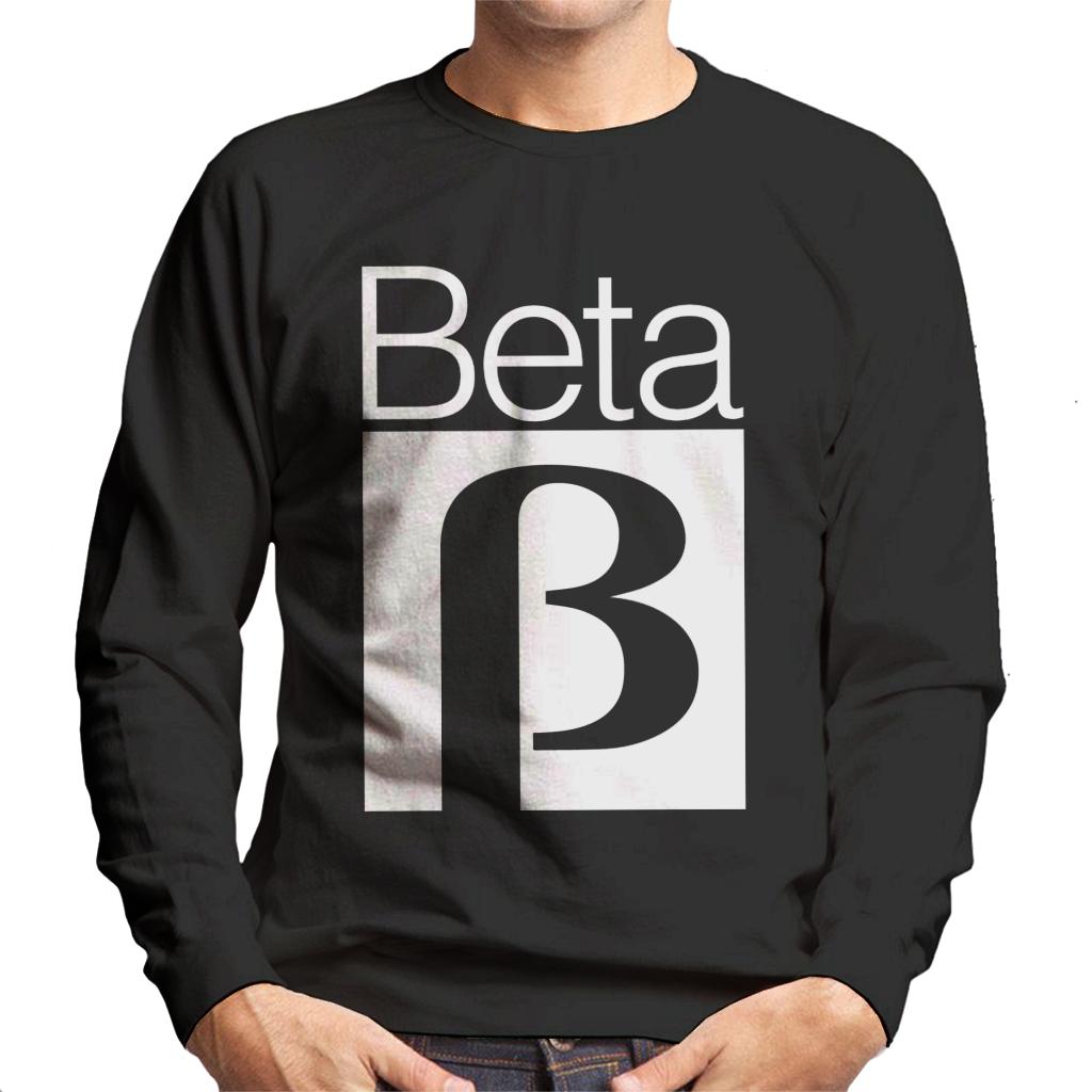 Betamax Black B Logo Men's Sweatshirt-ALL + EVERY