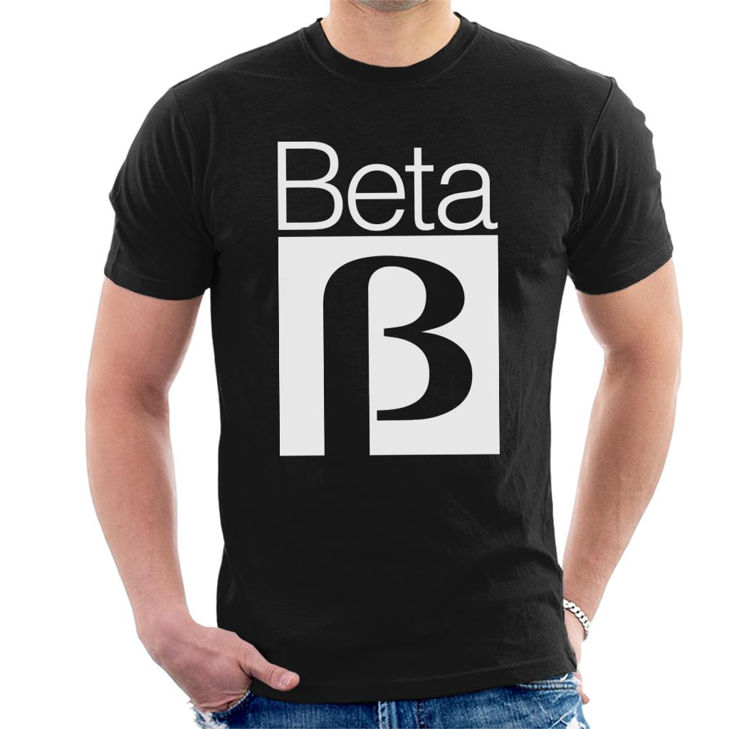 Betamax Black B Logo Men's T-Shirt-ALL + EVERY