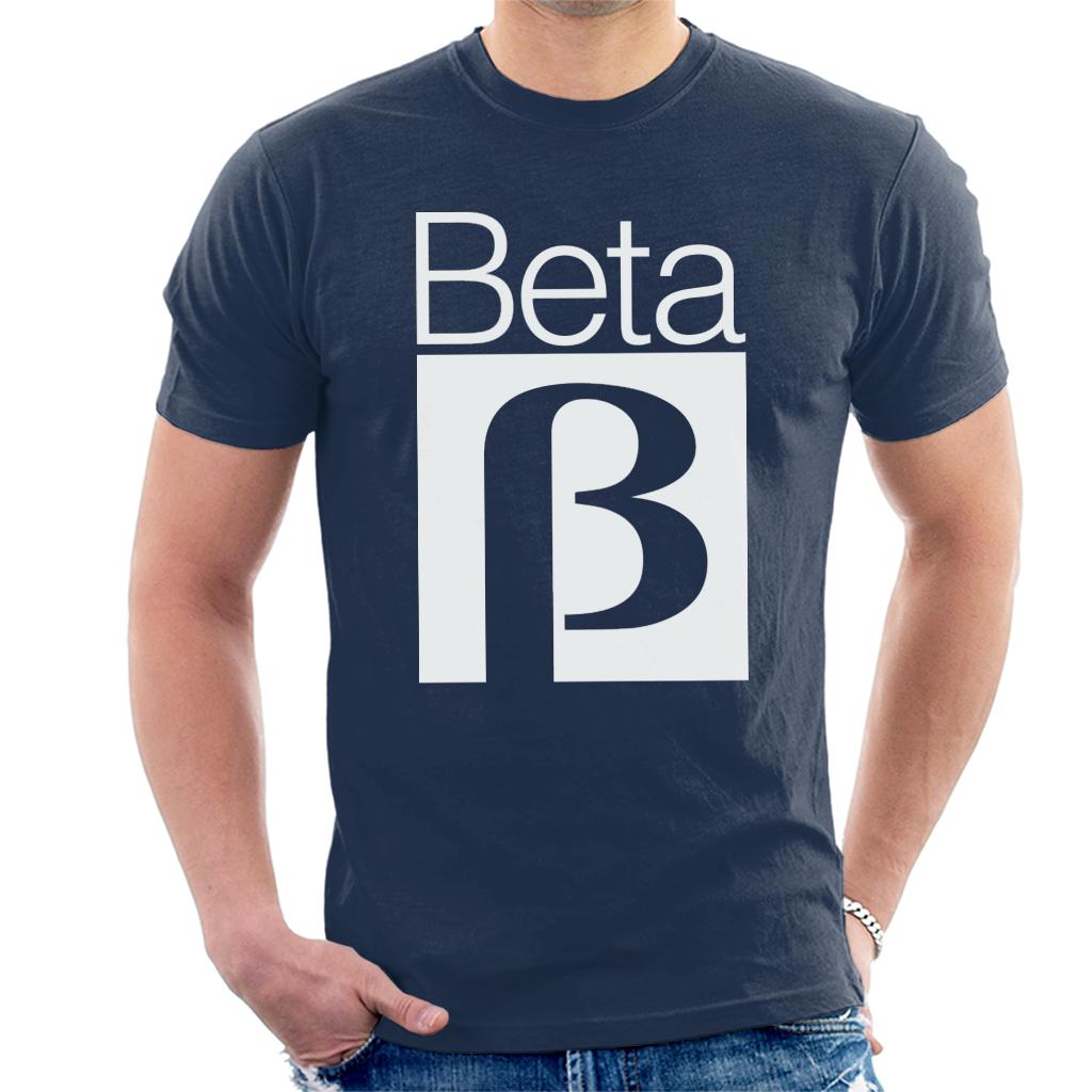 Betamax Black B Logo Men's T-Shirt-ALL + EVERY