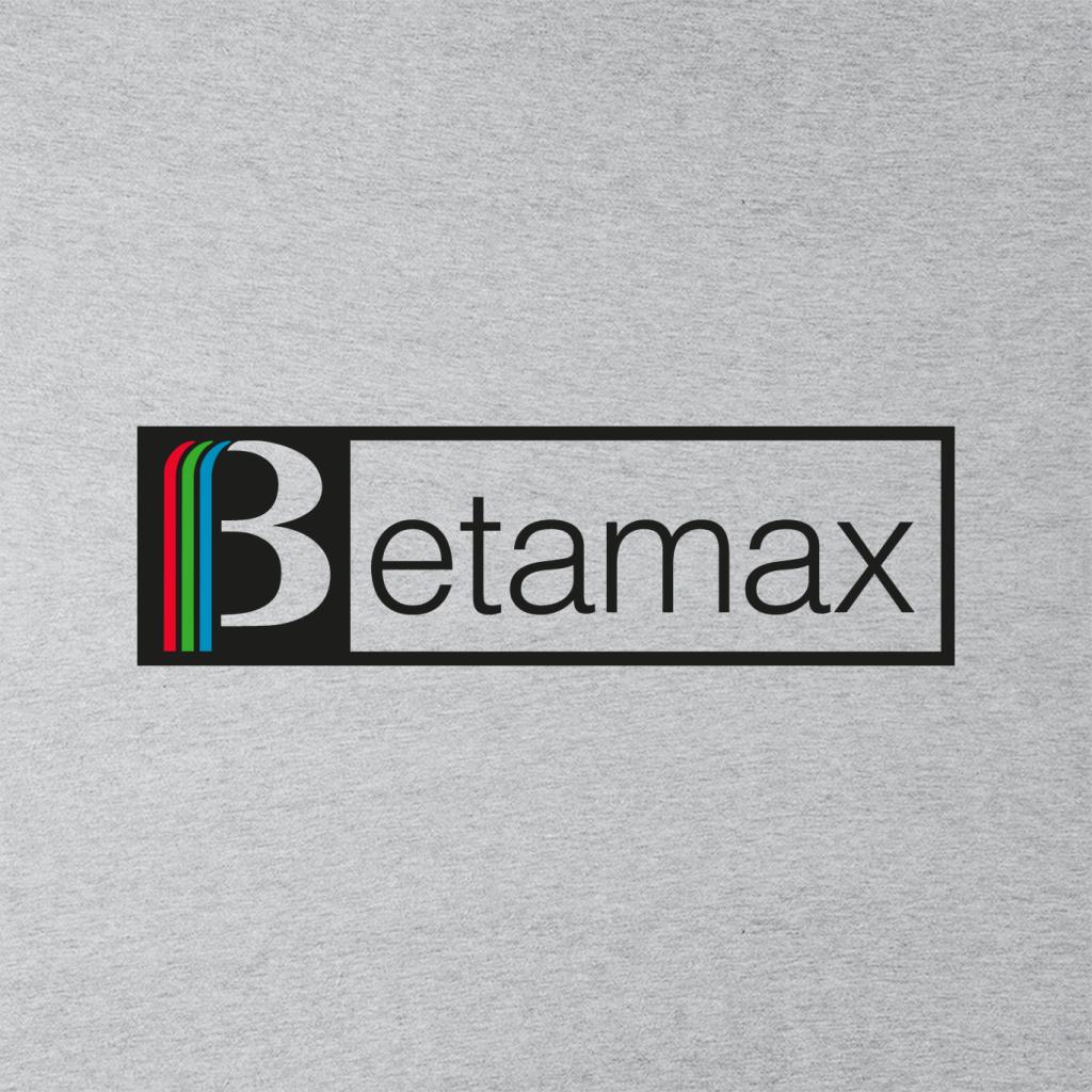 Betamax Red Green And Blue Black B Banner Logo Men's Sweatshirt-ALL + EVERY