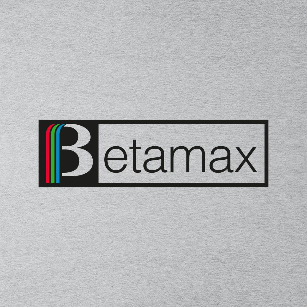 Betamax Red Green And Blue Black B Banner Logo Men's T-Shirt-ALL + EVERY