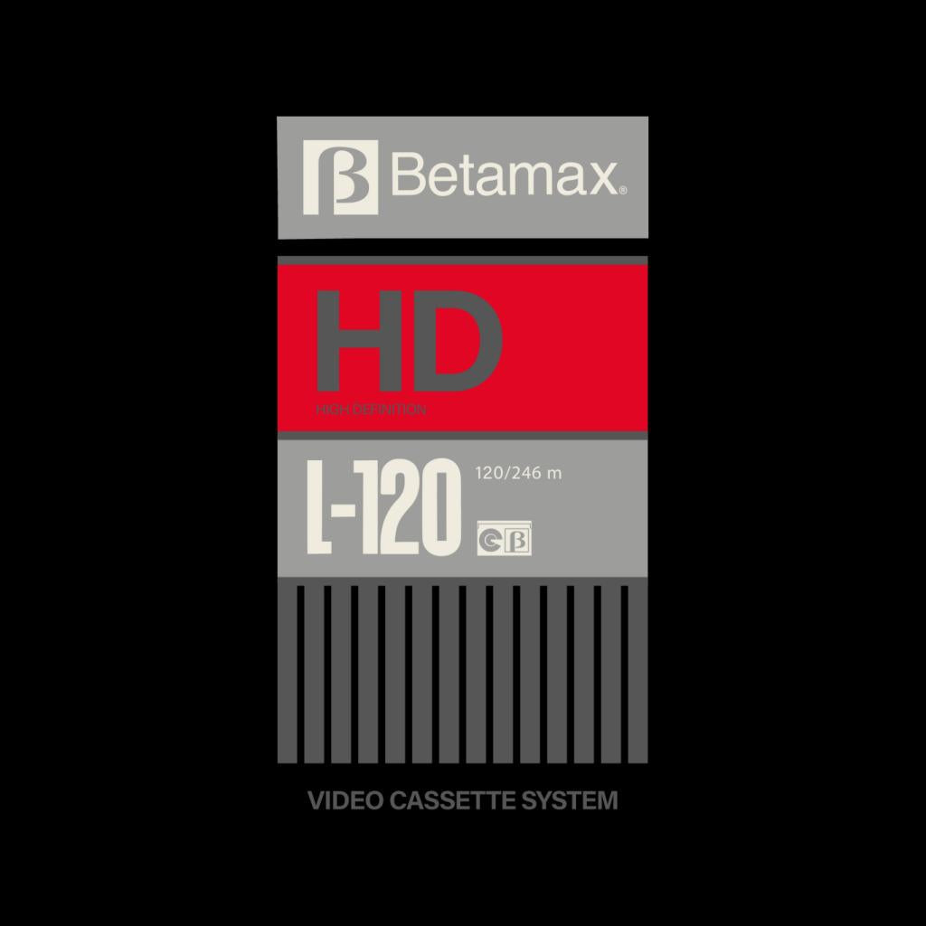 Betamax Grey B Logo High Definition Men's T-Shirt-ALL + EVERY