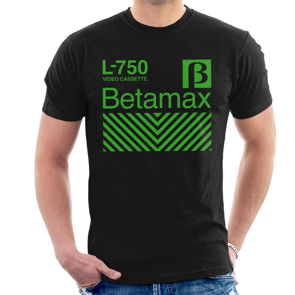 Betamax Green L 750 Video Cassette Men's T-Shirt-ALL + EVERY